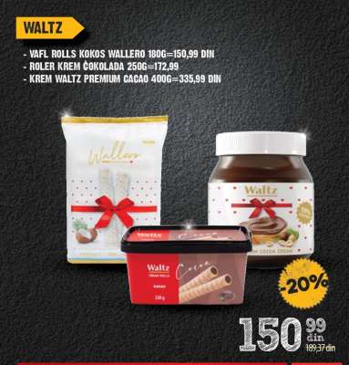 KREM WALTZ PREMIUM CACAO 400G