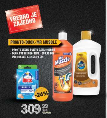 PRONTO/DUCK/MR MUSCLE