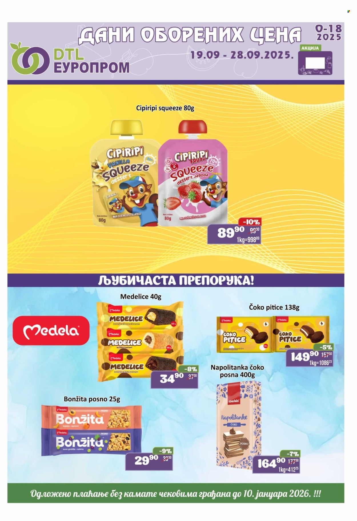 Europrom katalog - 19.09.2025 - 28.09.2025. Stranica 1