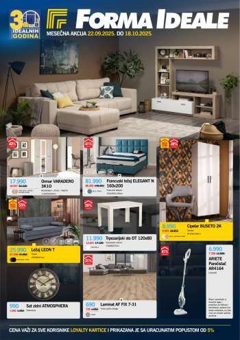 Forma Ideale katalog - 22.09.2025 - 18.10.2025.