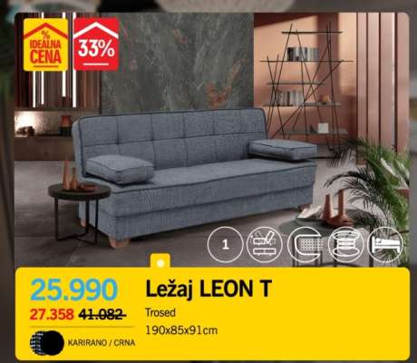 Ležaj LEON T