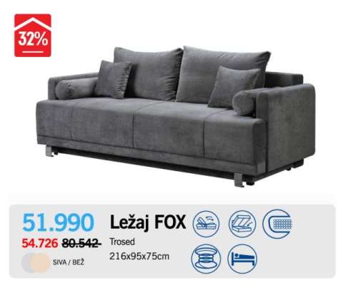 Ležaj FOX