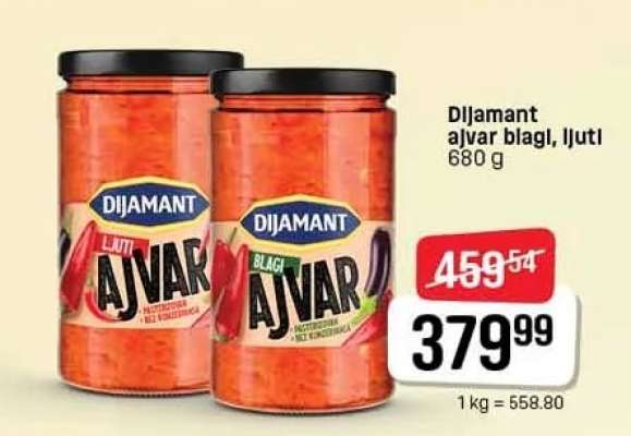 Dijamant ajvar blagi ljuti