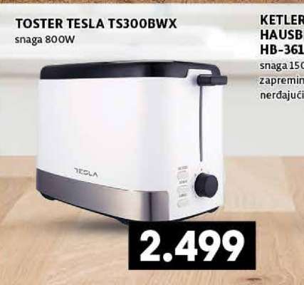 TOSTER TESLA TS300BWX