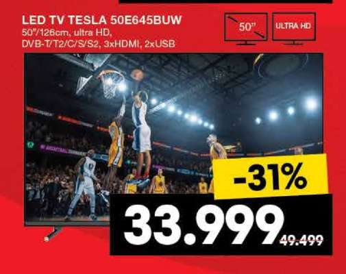 LED TV TESLA 50E645BUW