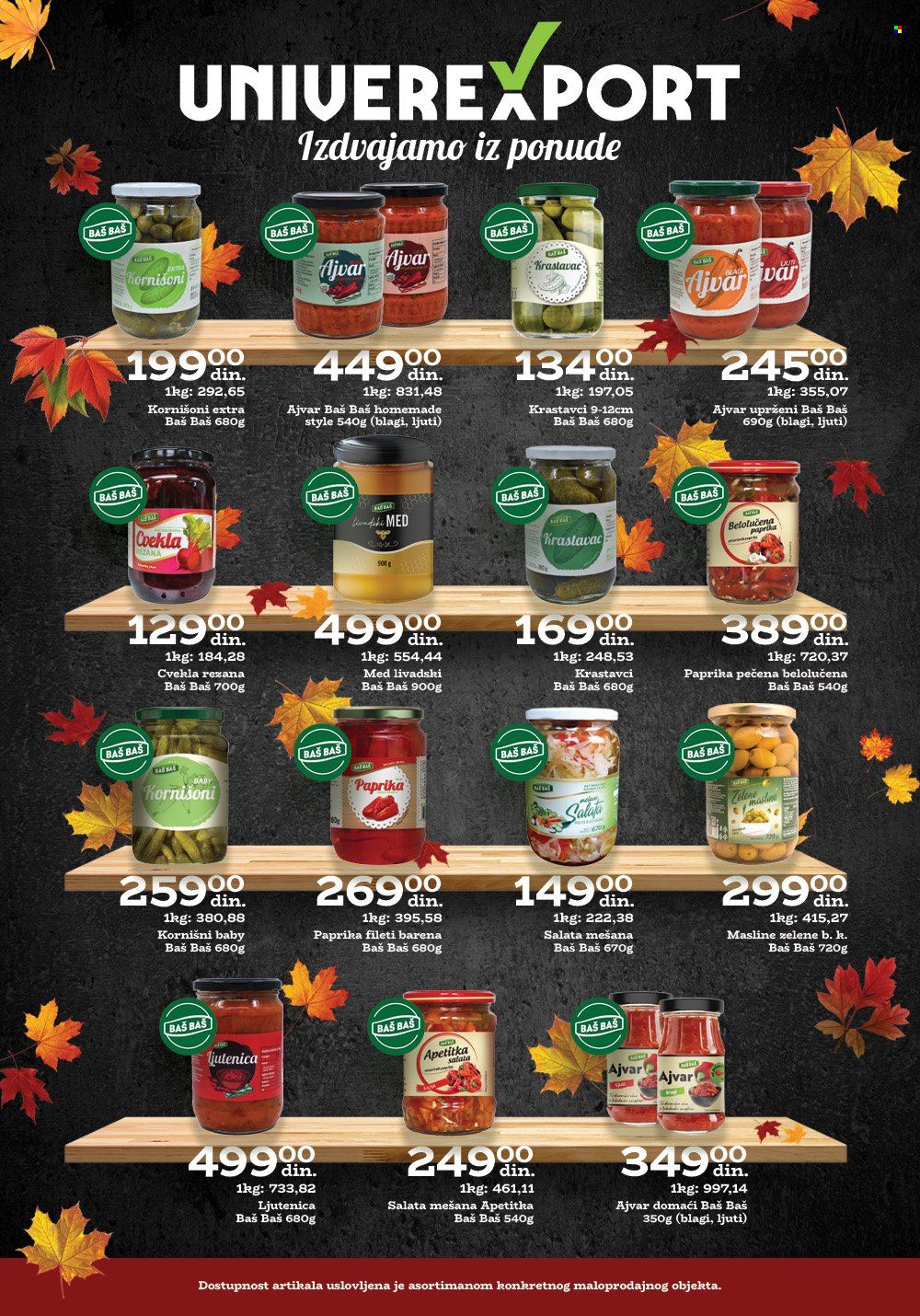 Univerexport katalog. Stranica 1