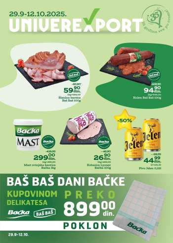 Univerexport katalog - 29.09.2025 - 12.10.2025.