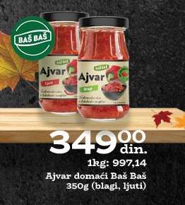 Ajvar domaći Baš Baš