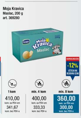 Moja Kravica maslac 200 g