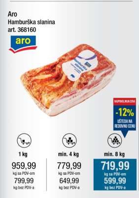 Aro Hamburška slanina