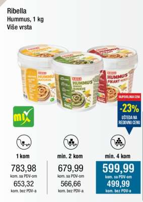 Ribella Hummus, 1 kg