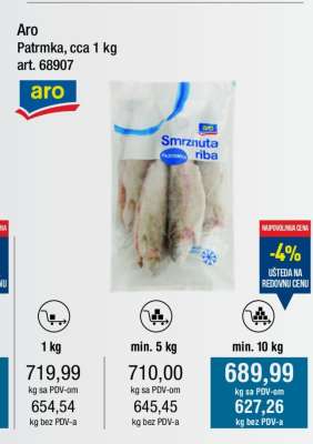 Aro Patrmka, cca 1 kg