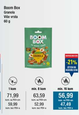 Boom Box Granola