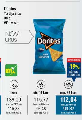 Doritos Tortilja čips