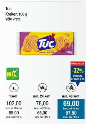 Tuc Kreker, 100 g