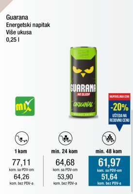 Guarana Energetski napitak