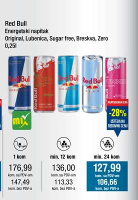 RED BULL energetski napitak