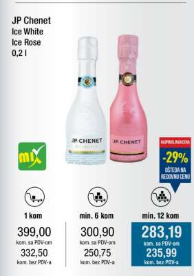JP Chenet Ice White Ice Rose 0,2 l