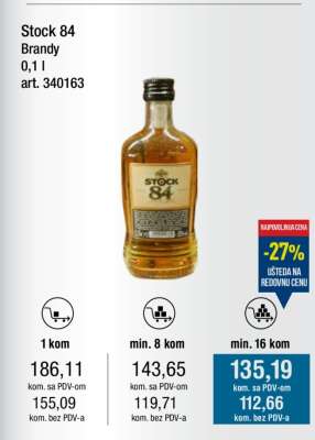 Stock 84 Brandy