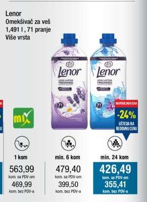 Lenor Omekšivač za veš
