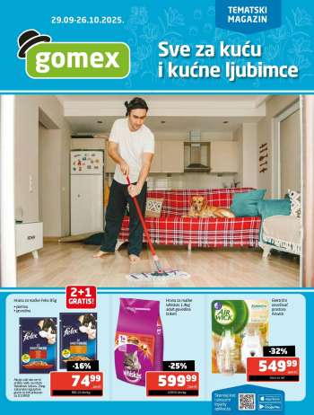 Gomex katalog - 29.09.2025 - 26.10.2025.