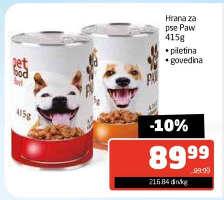 Hrana za pse Paw 415g