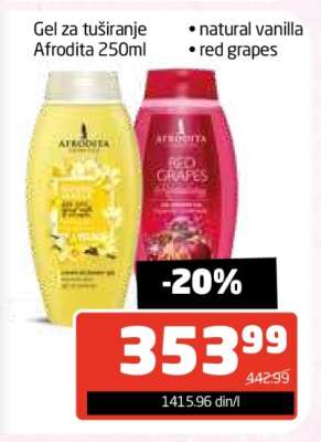 Gel za tuširanje Afrodita 250ml