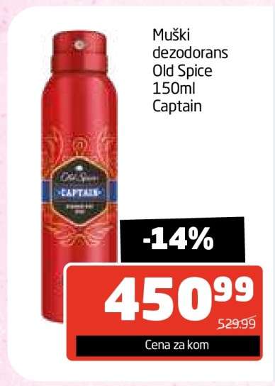 Muški dezodorans Old Spice 150ml Captain