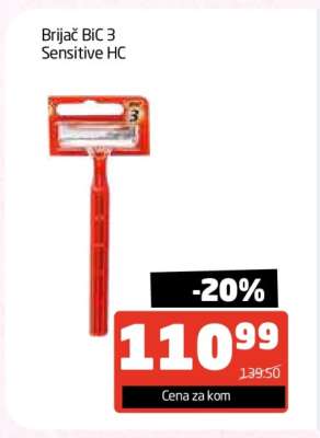 Brijač BiC 3 Sensitive HC