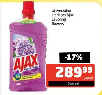 Univerzalno sredstvo Ajax 1l Spring flowers