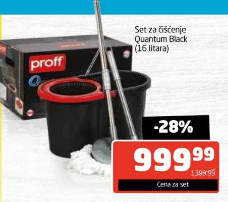 Set za čišćenje Quantum Black (16 litara)