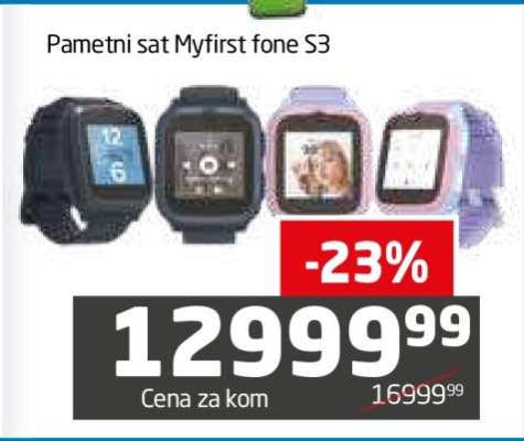 Pametni sat Myfirst fone S3