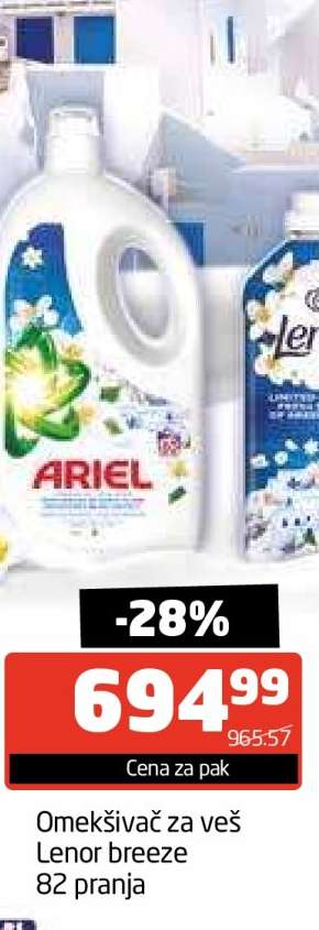 Omekšivač za veš Lenor breeze 82 pranja