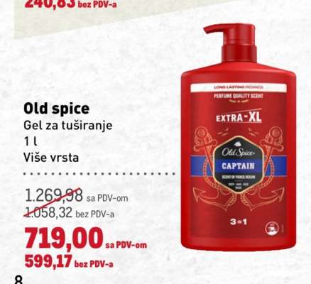Old Spice Gel za Tuširanje