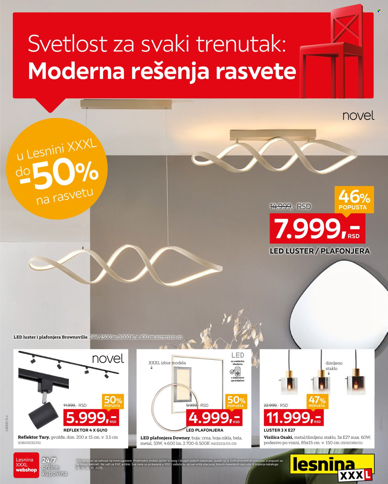 Lesnina XXXL katalog - 29.09.2025 - 26.10.2025. Stranica 1