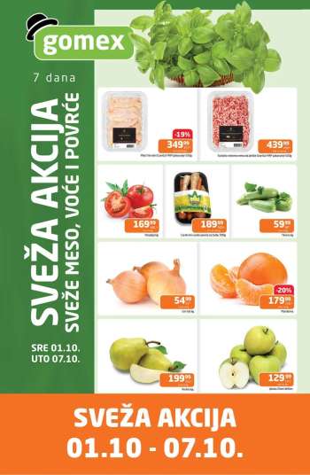 Gomex katalog - 01.10.2025 - 07.10.2025.