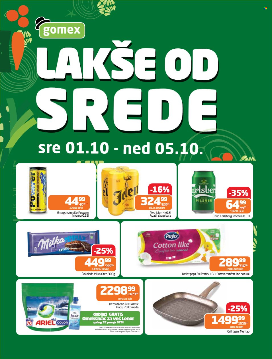 Gomex katalog - 01.10.2025 - 05.10.2025. Stranica 1