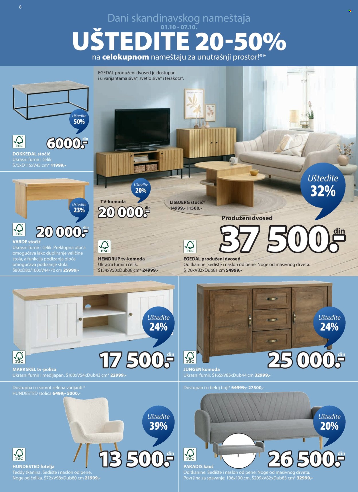 JYSK katalog - 01.10.2025 - 14.10.2025. Stranica 9