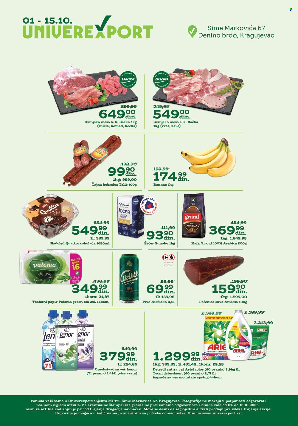 Univerexport katalog - 01.10.2025 - 15.10.2025. Stranica 1