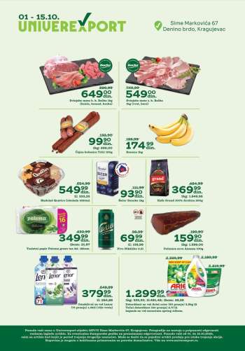 Univerexport katalog - 01.10.2025 - 15.10.2025.