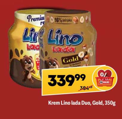 Krem Lino lada Duo, Gold, 350g