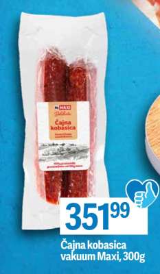 Čajna kobasica vakuum Maxi, 300g