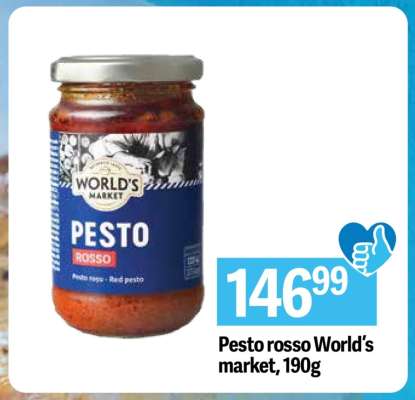 Pesto rosso World's market, 190g