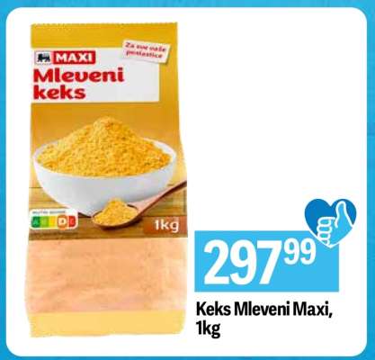 Keks Mleveni Maxi , 1kg