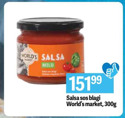 Salsa sos blagi World’s market, 300g