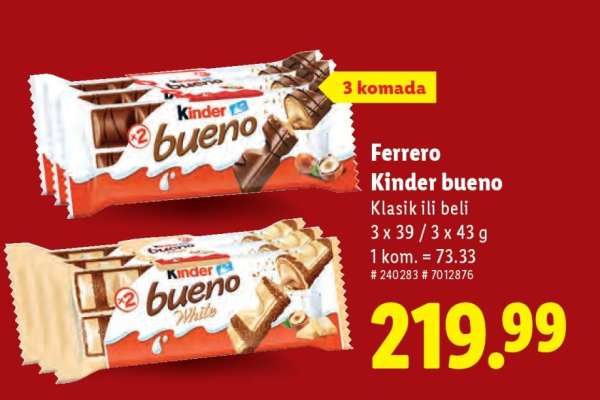 Ferrero Kinder Bueno