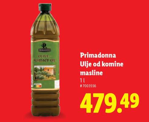 Primadonna Ulje od komine masline