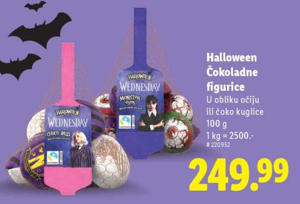 Halloween Čokoladne figurice