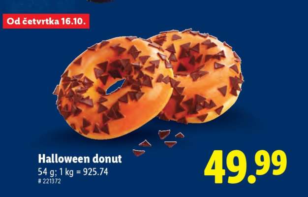 Halloween donut