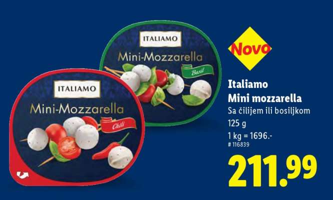 Italiamo Mini mozzarella